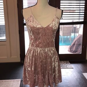 Pacsun velvet romper